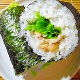 チキンとレタスで　洋風太巻き